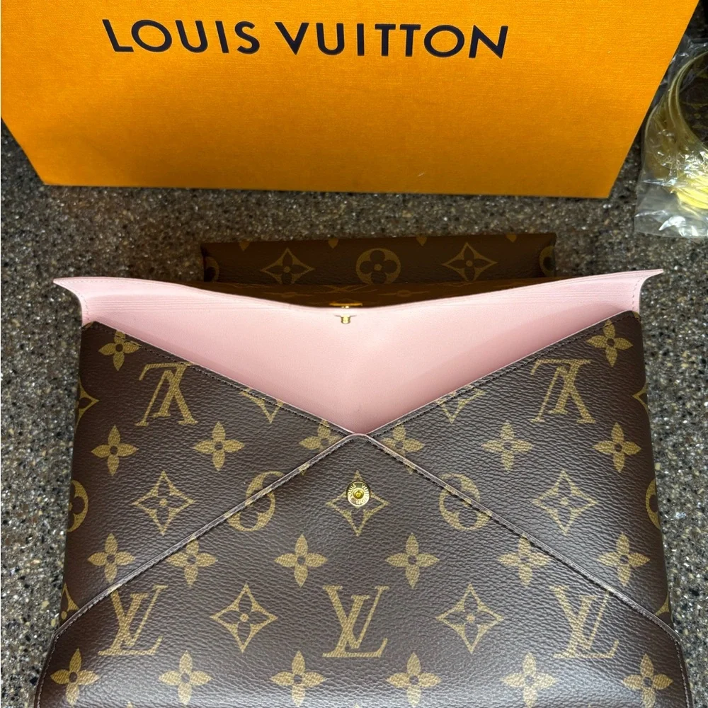 Louis Vuitton Monogram Envelope Clutch Set
